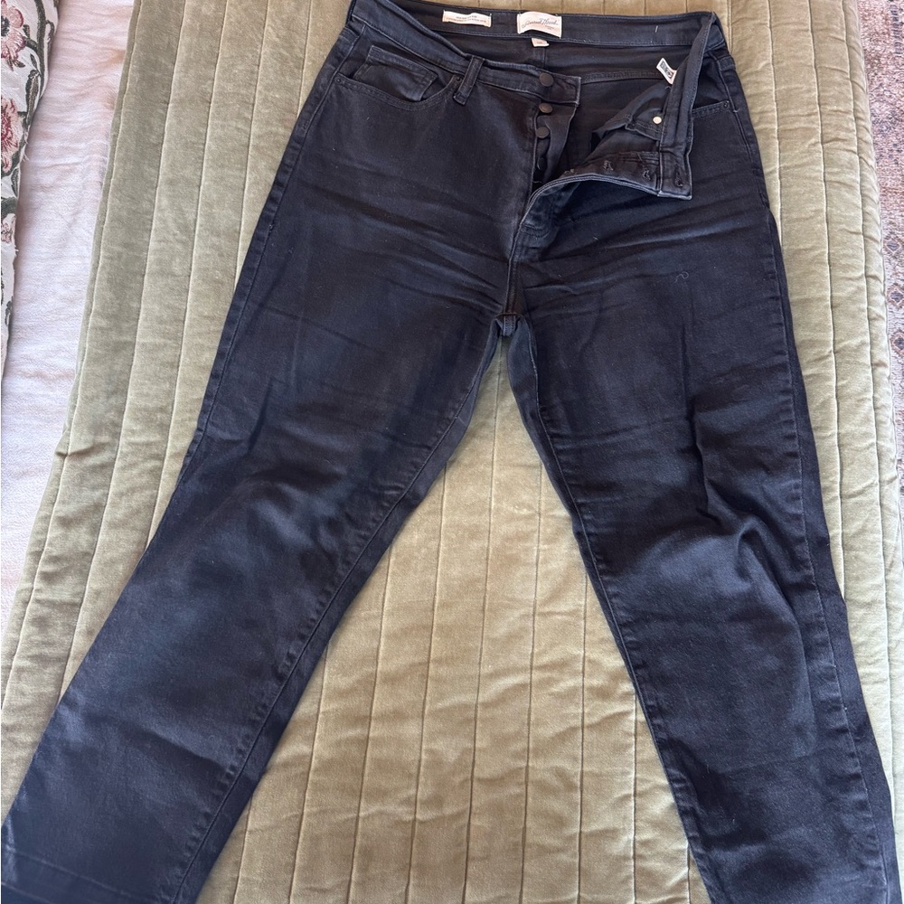 Universal Thread Women's Straight Leg Jeans - Black